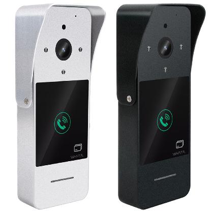 WARTE-DP-07PR MHD (РИТМ PR) черная 1 аб. с сенс. кноп и поддерж. Mifare