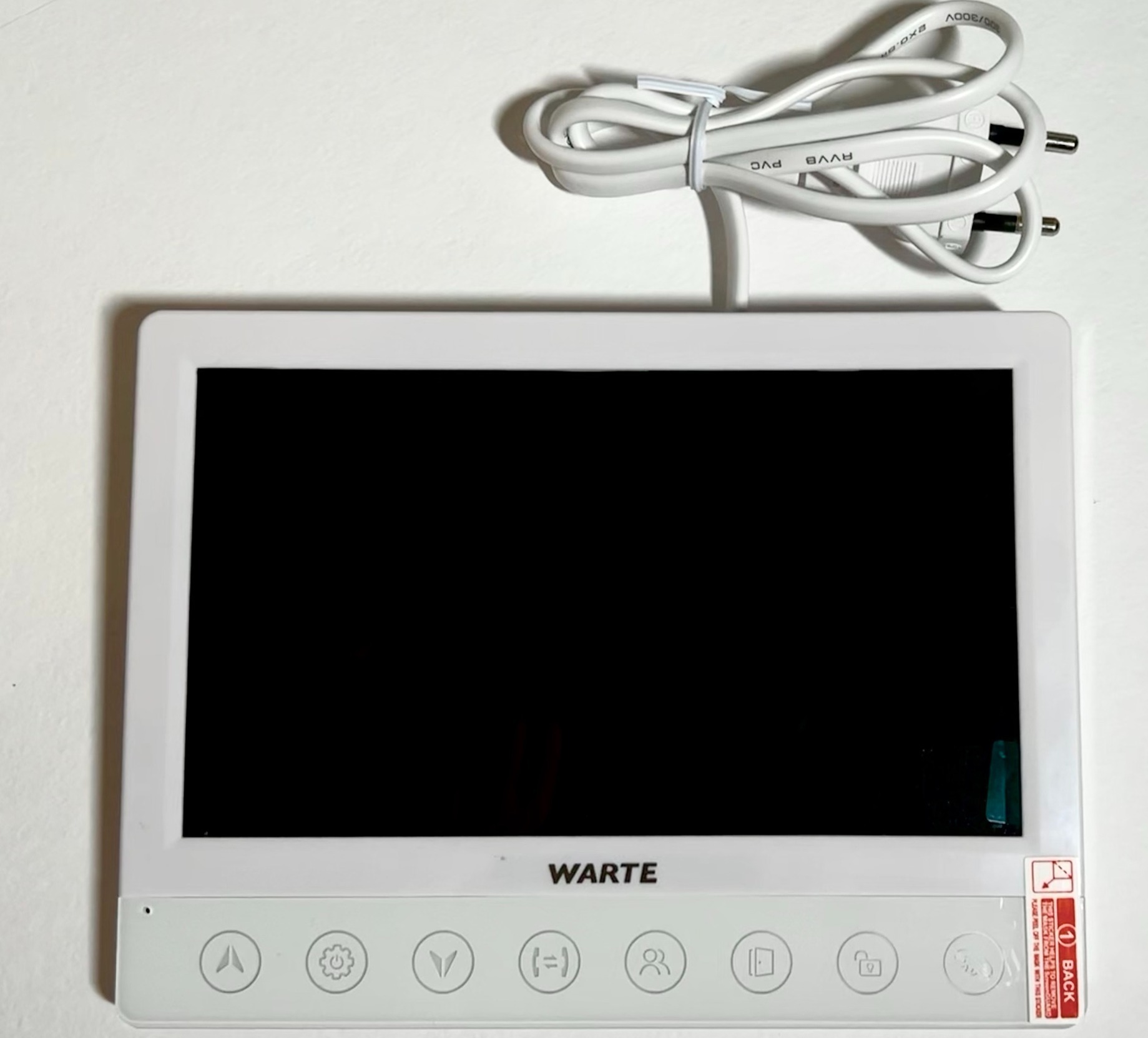 WARTE-DM7-02M PAL белый 7" "КВАРТЕТ"